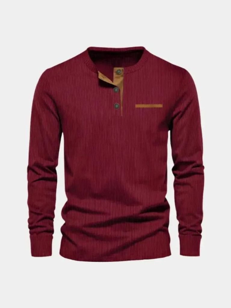 Corduroy Long Sleeve T-Shirt - CAAYWORLD CAAYWORLD