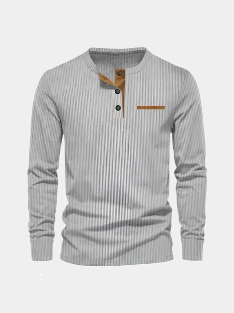 Corduroy Long Sleeve T-Shirt - CAAYWORLD CAAYWORLD