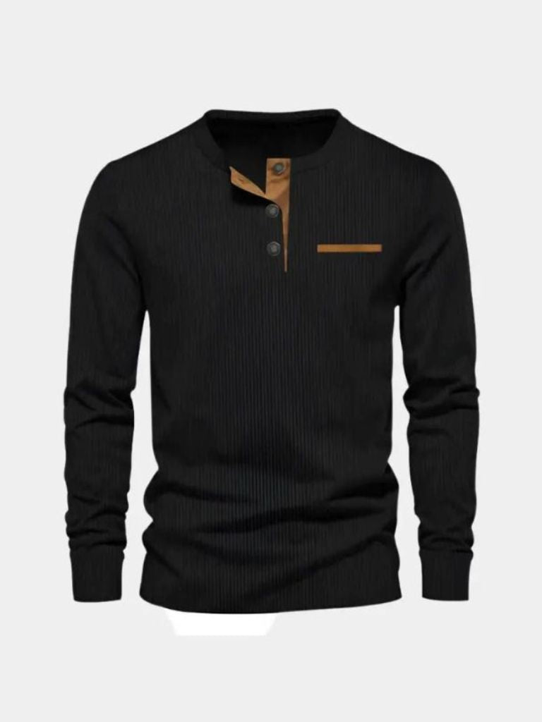 Corduroy Long Sleeve T-Shirt - CAAYWORLD CAAYWORLD
