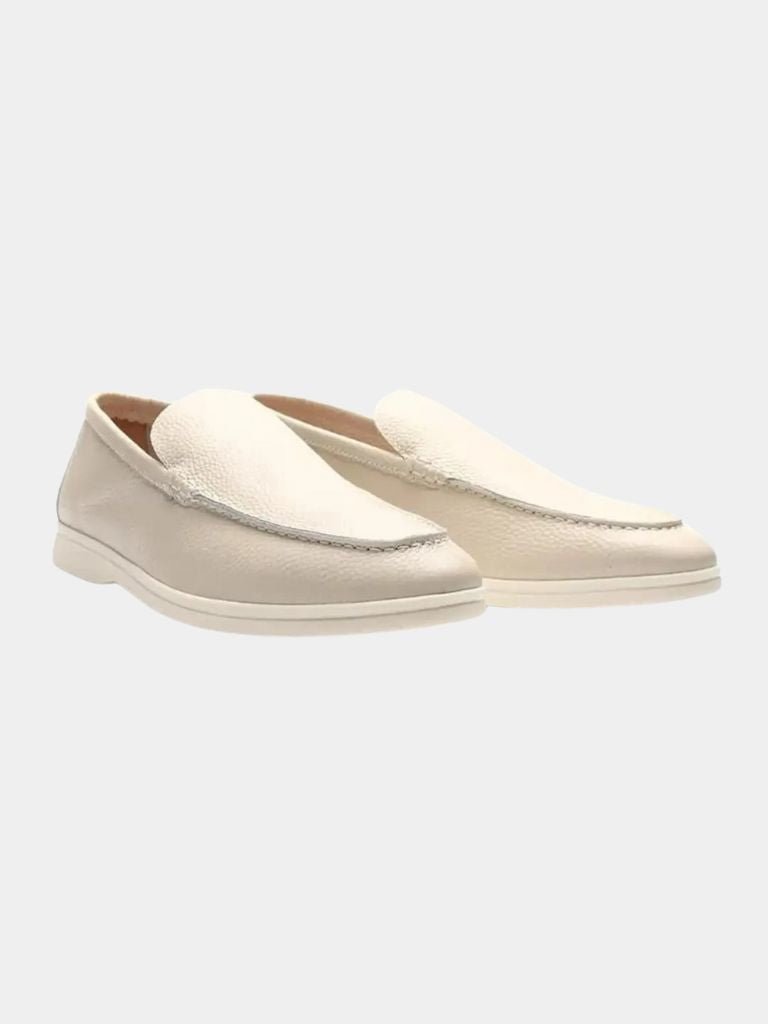 Cowhide Leather Loafers - CAAYWORLD CAAYWORLD
