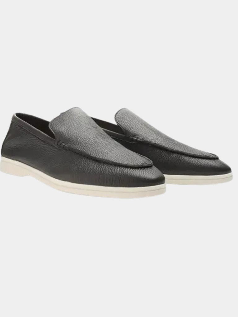 Cowhide Leather Loafers - CAAYWORLD CAAYWORLD