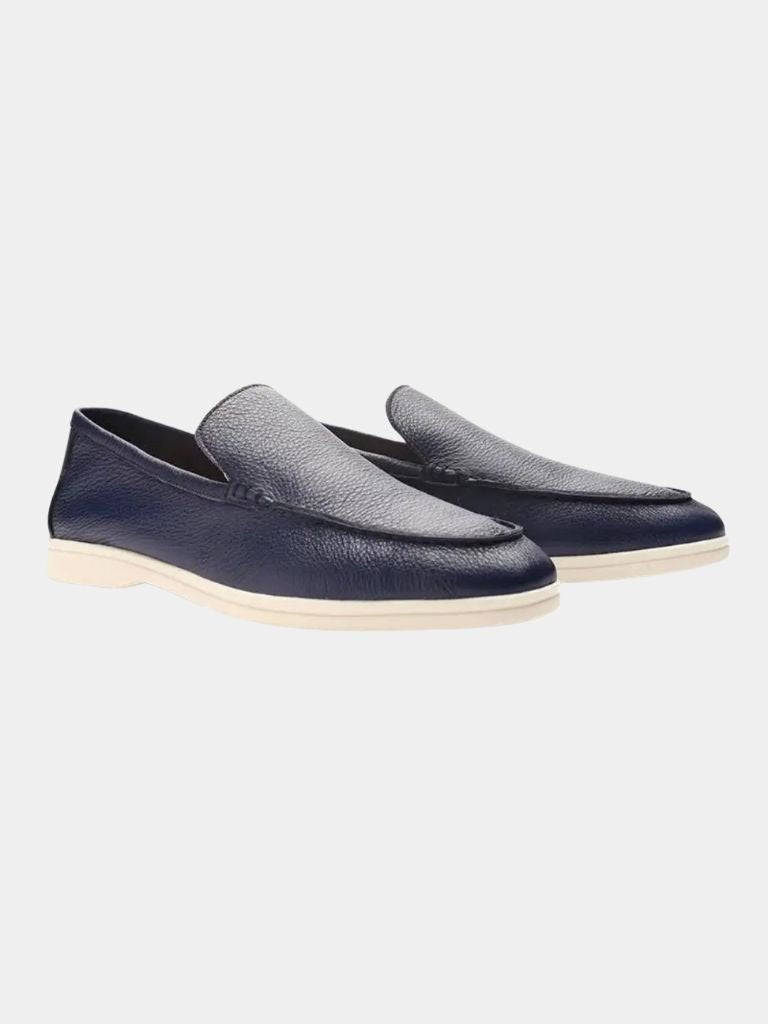 Cowhide Leather Loafers - CAAYWORLD CAAYWORLD