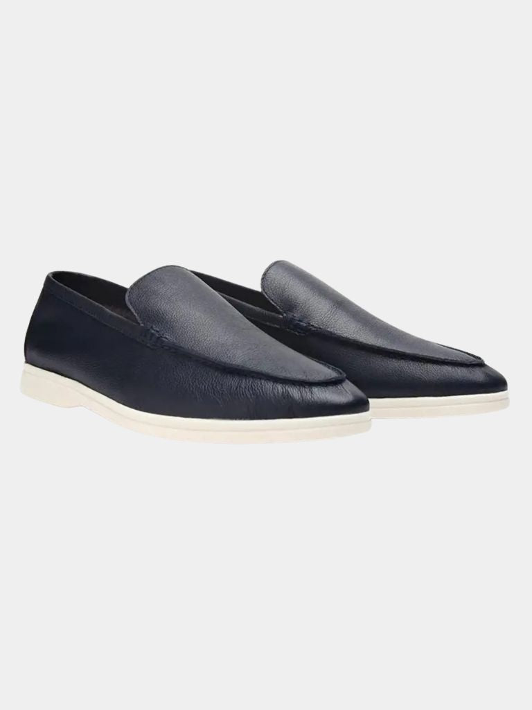 Cowhide Leather Loafers - CAAYWORLD CAAYWORLD