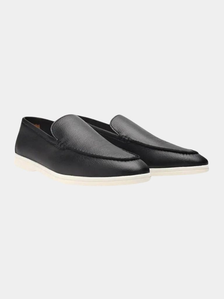 Cowhide Leather Loafers - CAAYWORLD CAAYWORLD