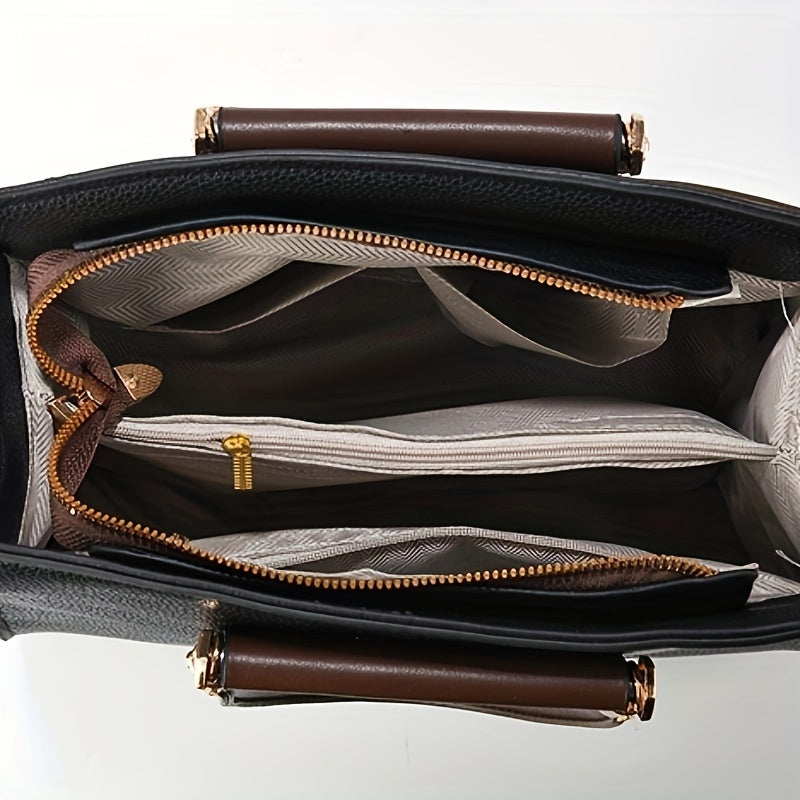 Luna™ | Elegant 3-Piece Leather Bag Set