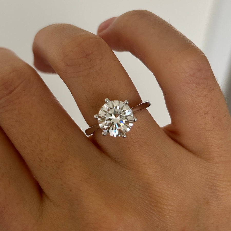 Classic Round Cut Enhancer Wedding Bridal Set In Sterling Silver shine
