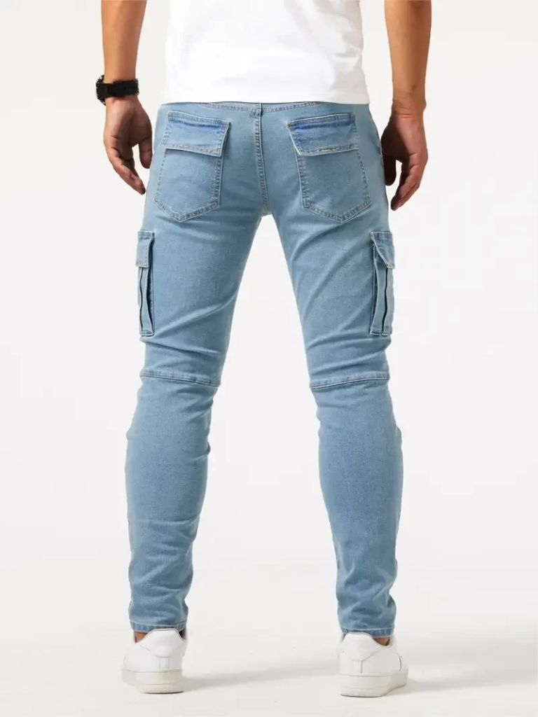Denim Jeans Cargo Trousers - CAAYWORLD CAAYWORLD