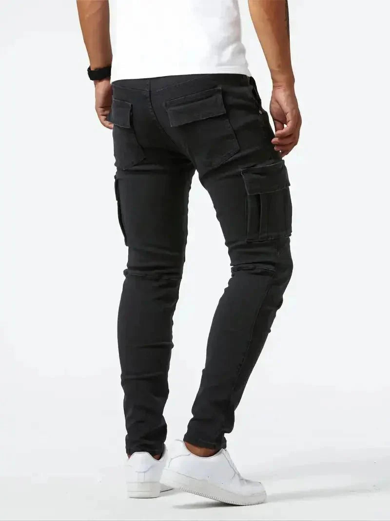 Denim Jeans Cargo Trousers - CAAYWORLD CAAYWORLD