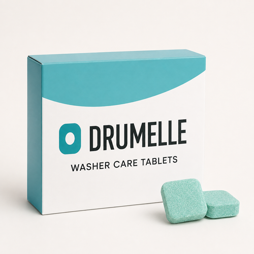 One Drumelle washer-care tablet box