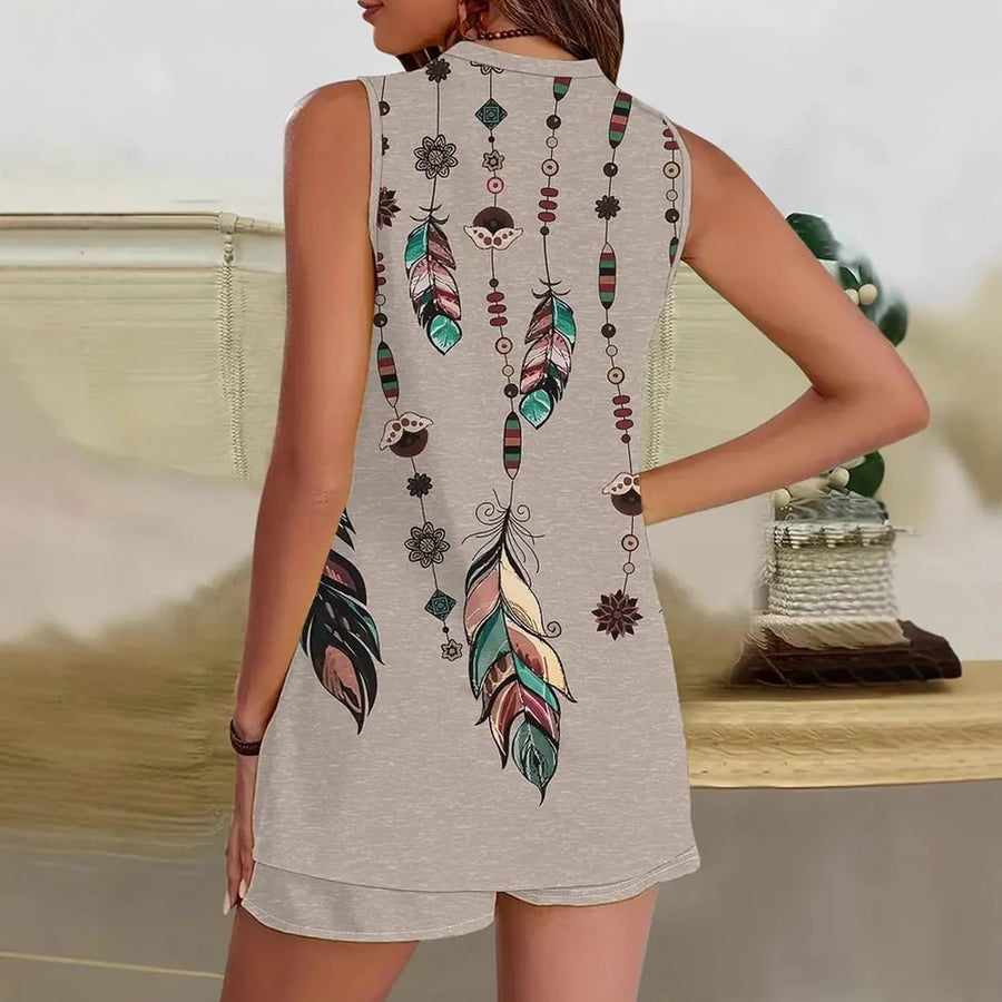 Aria™ | Boho Feather Lounge Set
