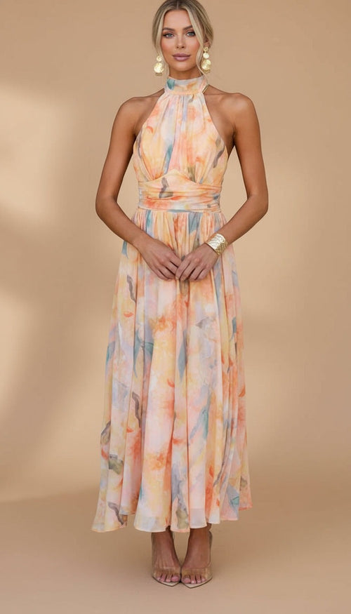 Ava™ | Printed Maxi Dress