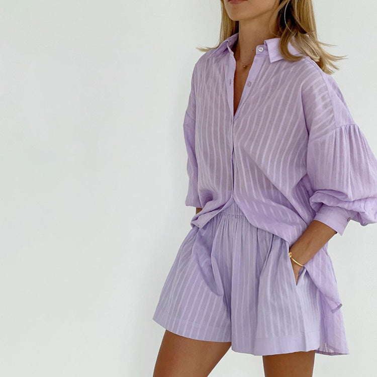 Ivy™ | Breezy Button-Up and Shorts Set