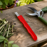 EdgeSharp corrected head geometry beside garden pruning shears