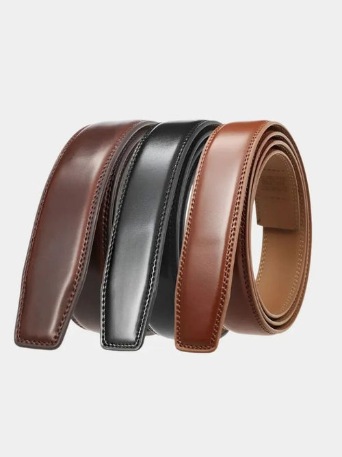 Essential Elegant Leather Belt Without Buckle - CAAYWORLD CAAYWORLD