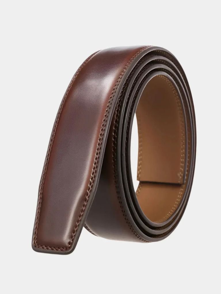 Essential Elegant Leather Belt Without Buckle - CAAYWORLD CAAYWORLD