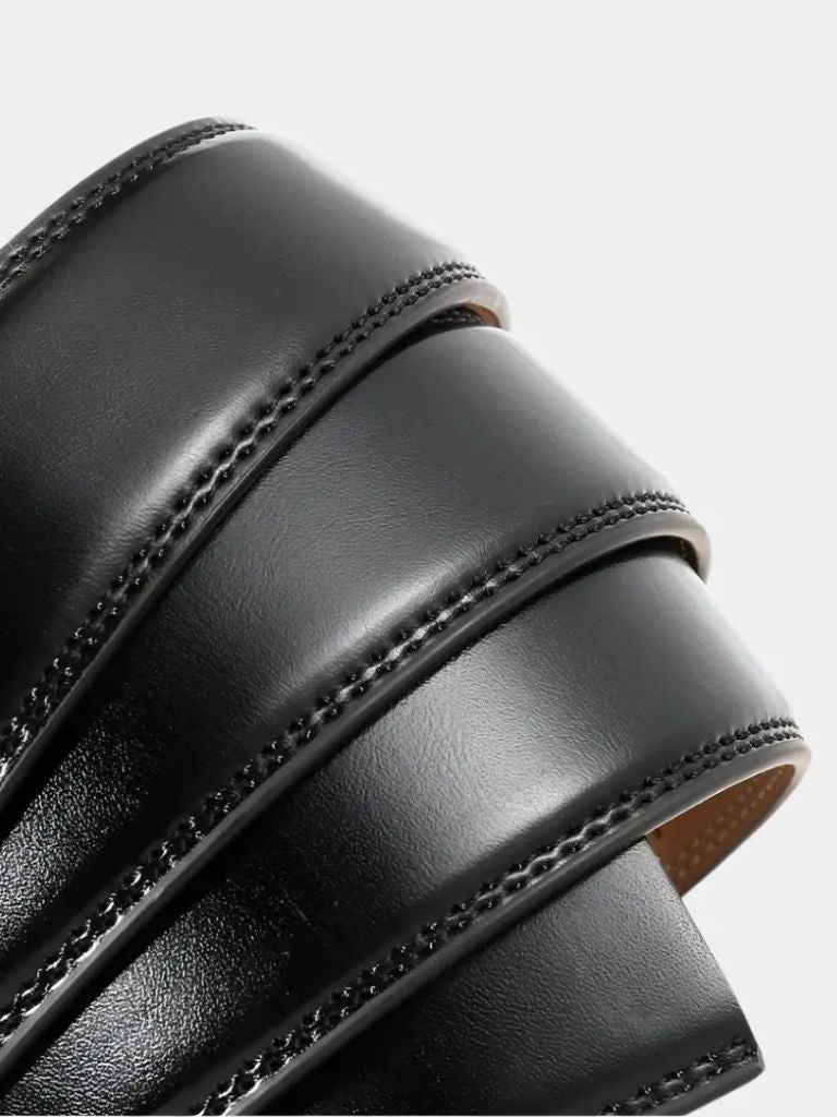 Essential Elegant Leather Belt Without Buckle - CAAYWORLD CAAYWORLD