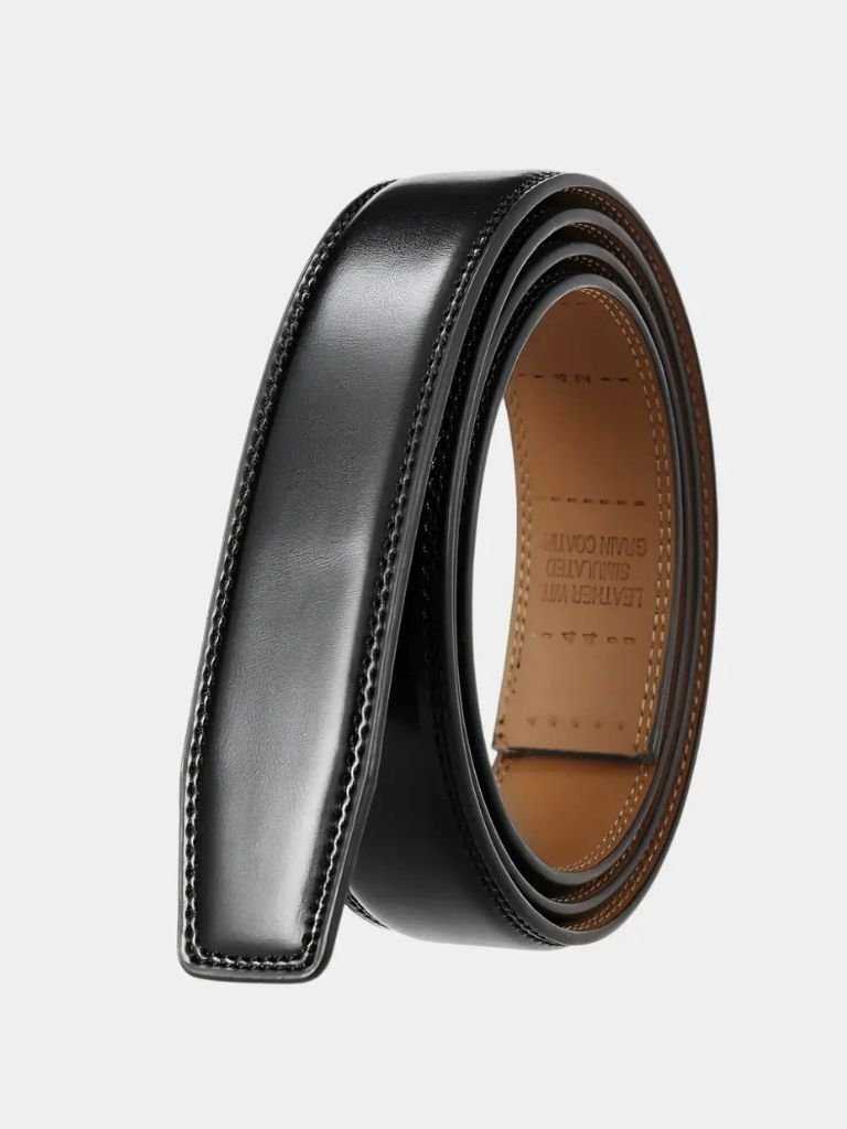 Essential Elegant Leather Belt Without Buckle - CAAYWORLD CAAYWORLD