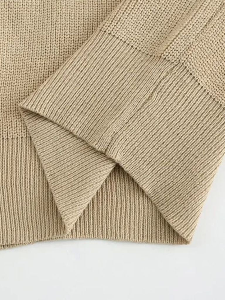 Essential Half Zip Sweater - CAAYWORLD CAAYWORLD