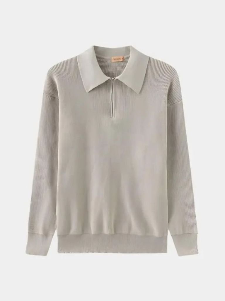 Essential Half Zip Sweater - CAAYWORLD CAAYWORLD