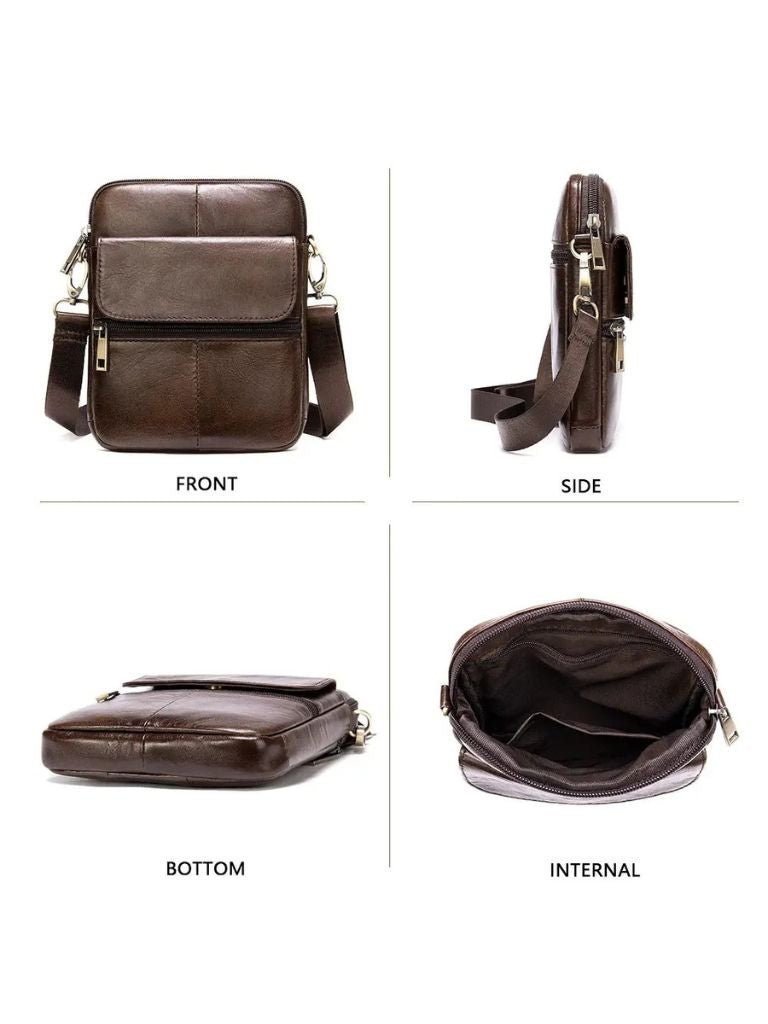 Essential Leather Shoulder Bag - CAAYWORLD CAAYWORLD