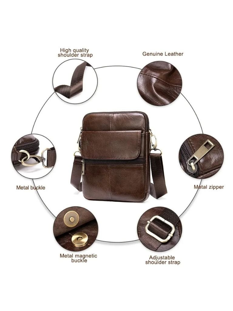 Essential Leather Shoulder Bag - CAAYWORLD CAAYWORLD