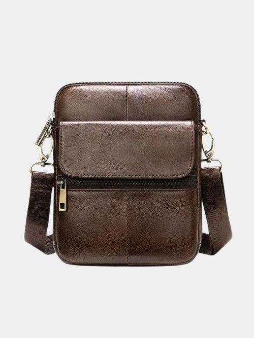 Essential Leather Shoulder Bag - CAAYWORLD CAAYWORLD