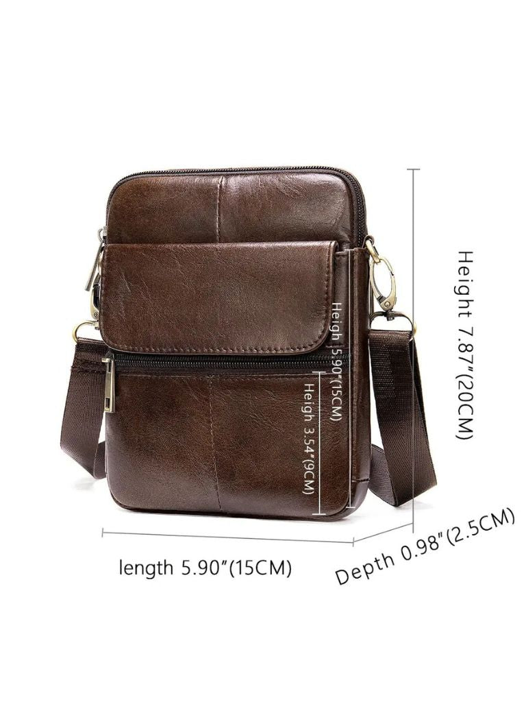 Essential Leather Shoulder Bag - CAAYWORLD CAAYWORLD