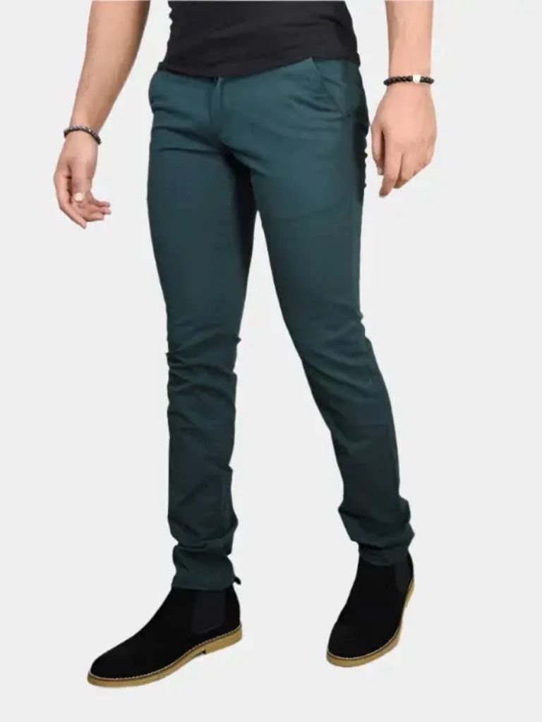 Essential Slim Fit Straight Trousers - CAAYWORLD CAAYWORLD