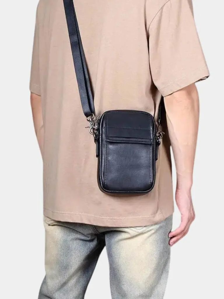 Essential Small Leather Shoulder Bag - CAAYWORLD CAAYWORLD