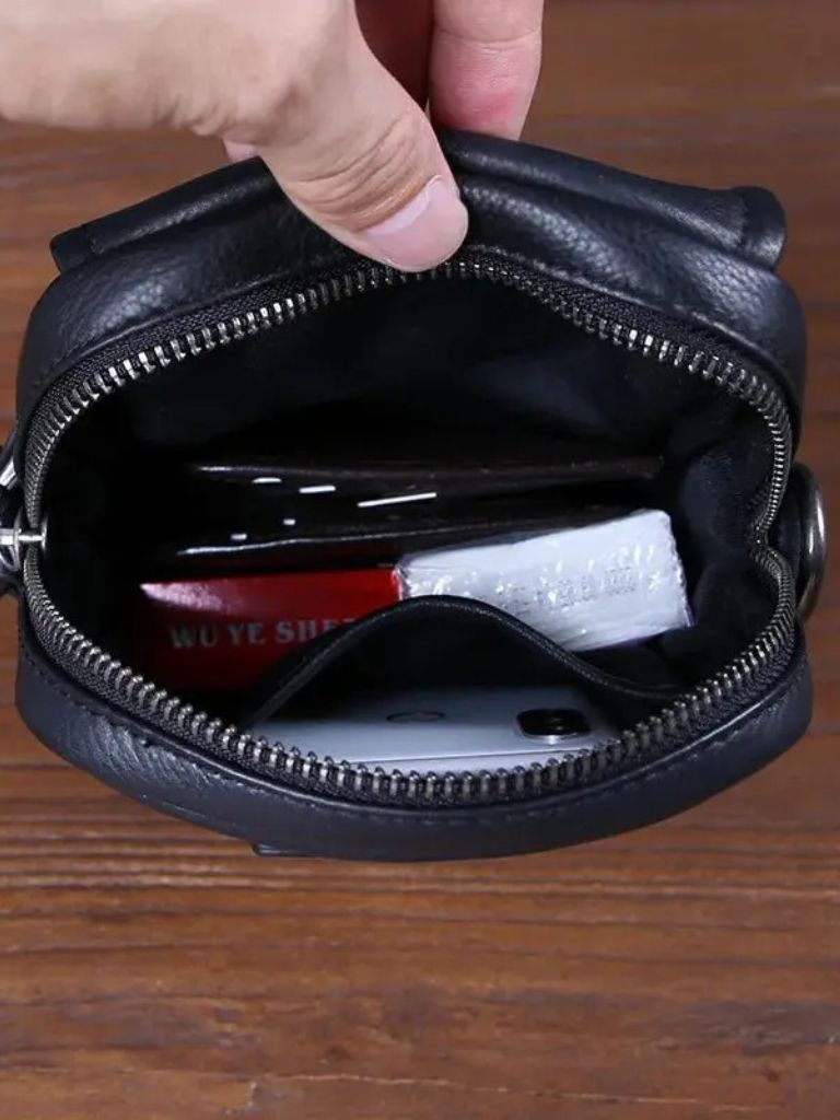Essential Small Leather Shoulder Bag - CAAYWORLD CAAYWORLD