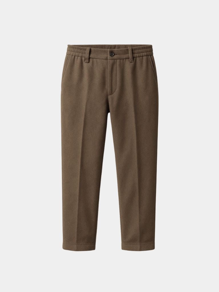 Essential Stretchy Straight Trousers - CAAYWORLD CAAYWORLD