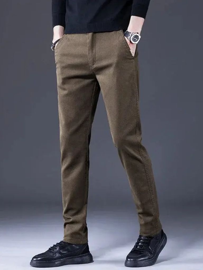 Essential Stretchy Straight Trousers - CAAYWORLD CAAYWORLD