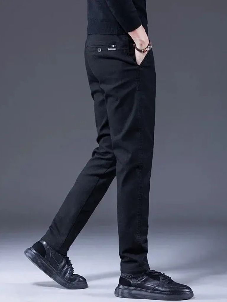 Essential Stretchy Straight Trousers - CAAYWORLD CAAYWORLD