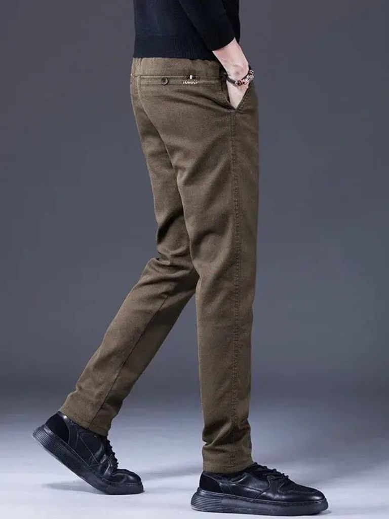 Essential Stretchy Straight Trousers - CAAYWORLD CAAYWORLD