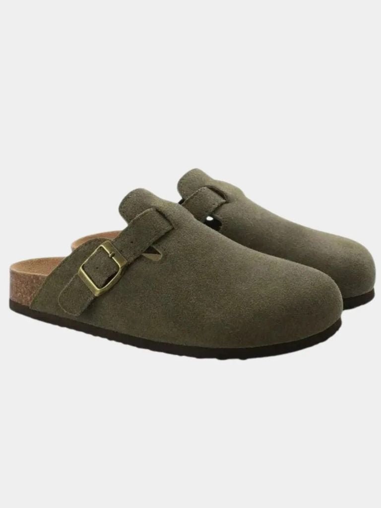 Essential Suede Clogs - CAAYWORLD CAAYWORLD