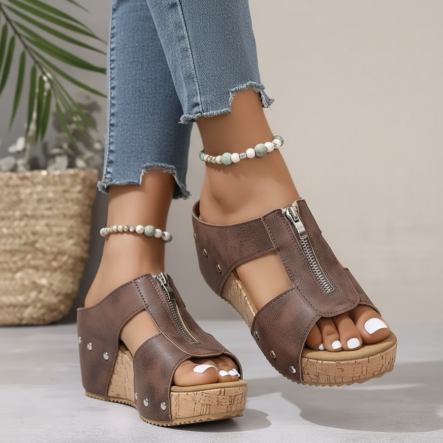 Piper™ | Chic Wedge Sandals