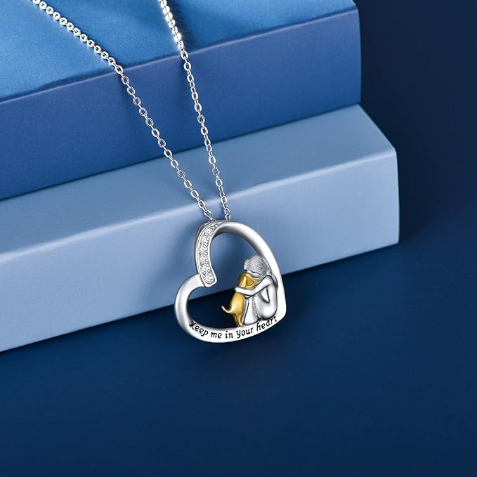 Emery™ | Heart Dog Pendant Necklace