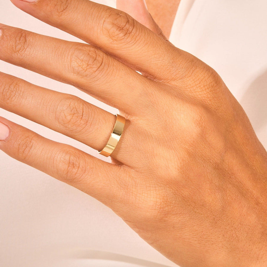 3PCS Golden Tone Cushion Cut Plain Band Bridal Set hot