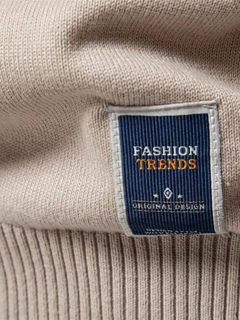 Half Zip Knitwear Solid Color Cardigan Sweater - CAAYWORLD CAAYWORLD