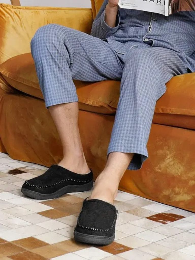 Heritage Luxe Lined Slippers - CAAYWORLD CAAYWORLD