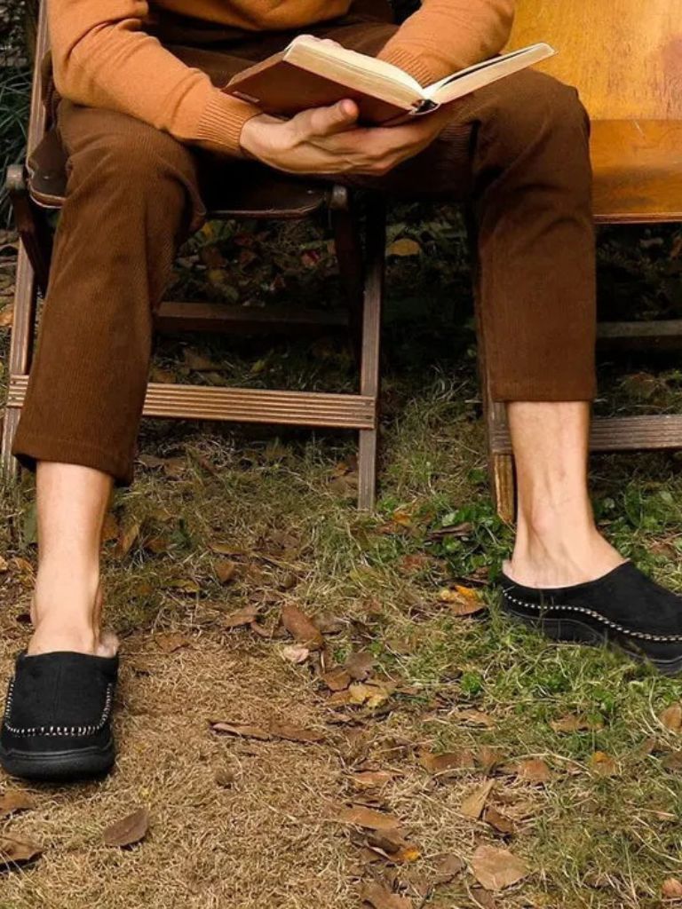 Heritage Luxe Lined Slippers - CAAYWORLD CAAYWORLD
