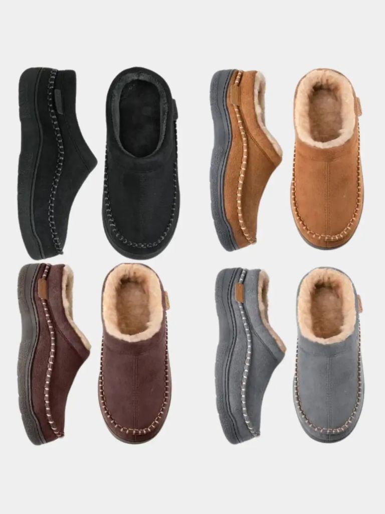 Heritage Luxe Lined Slippers - CAAYWORLD CAAYWORLD
