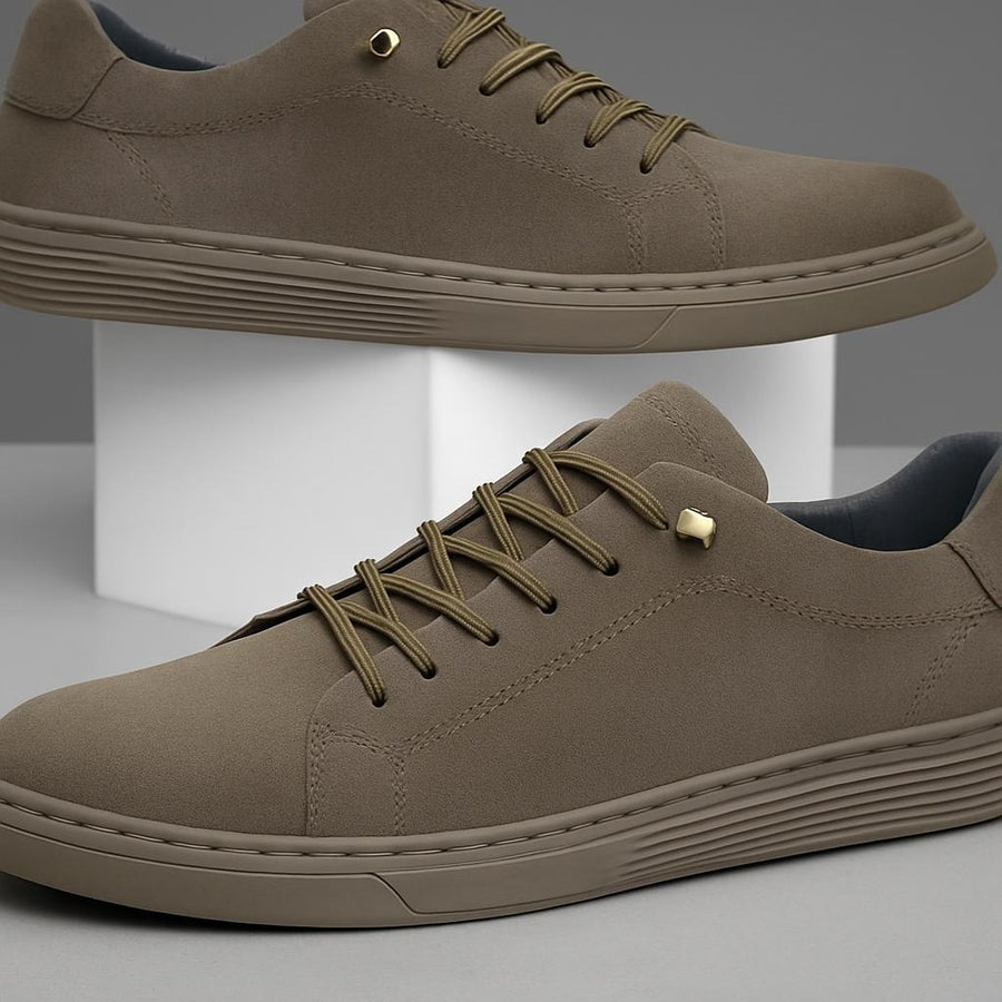 Brown Suede Leather Shoes - Caay Shop