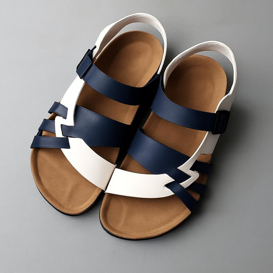 Genuine Leather Strappy - Sandals