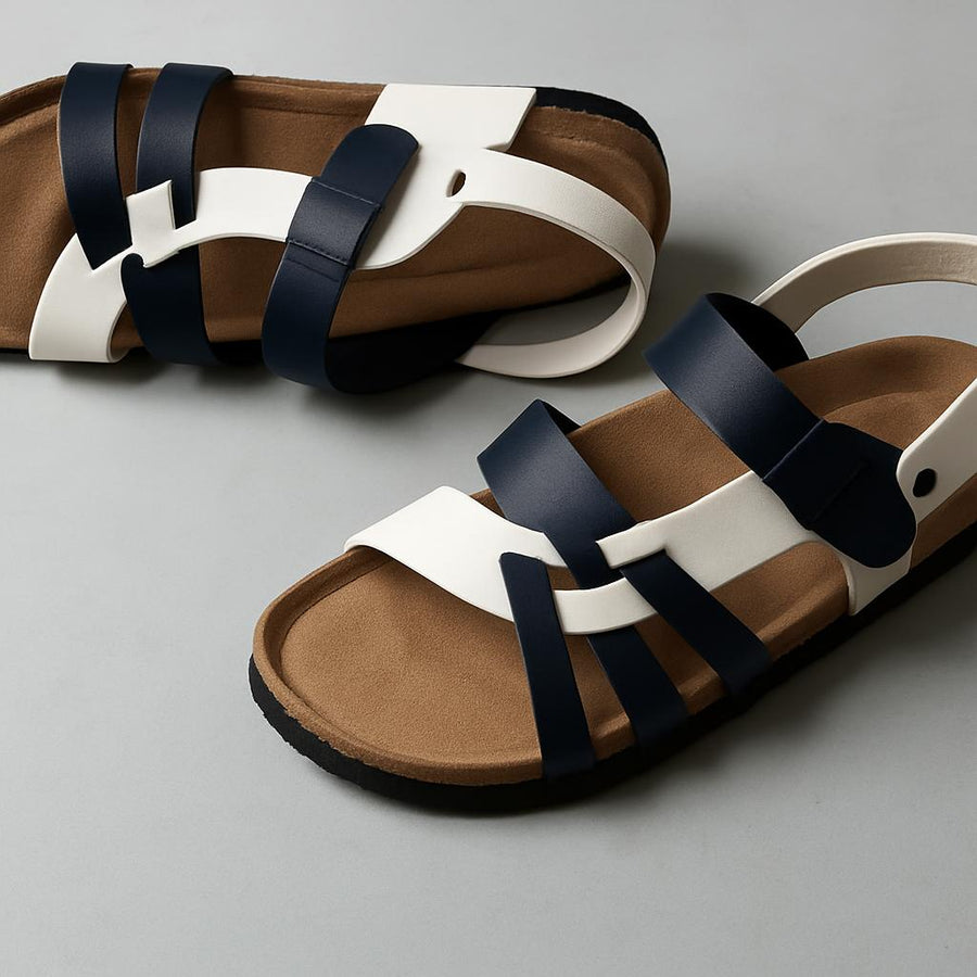 Genuine Leather Strappy - Sandals