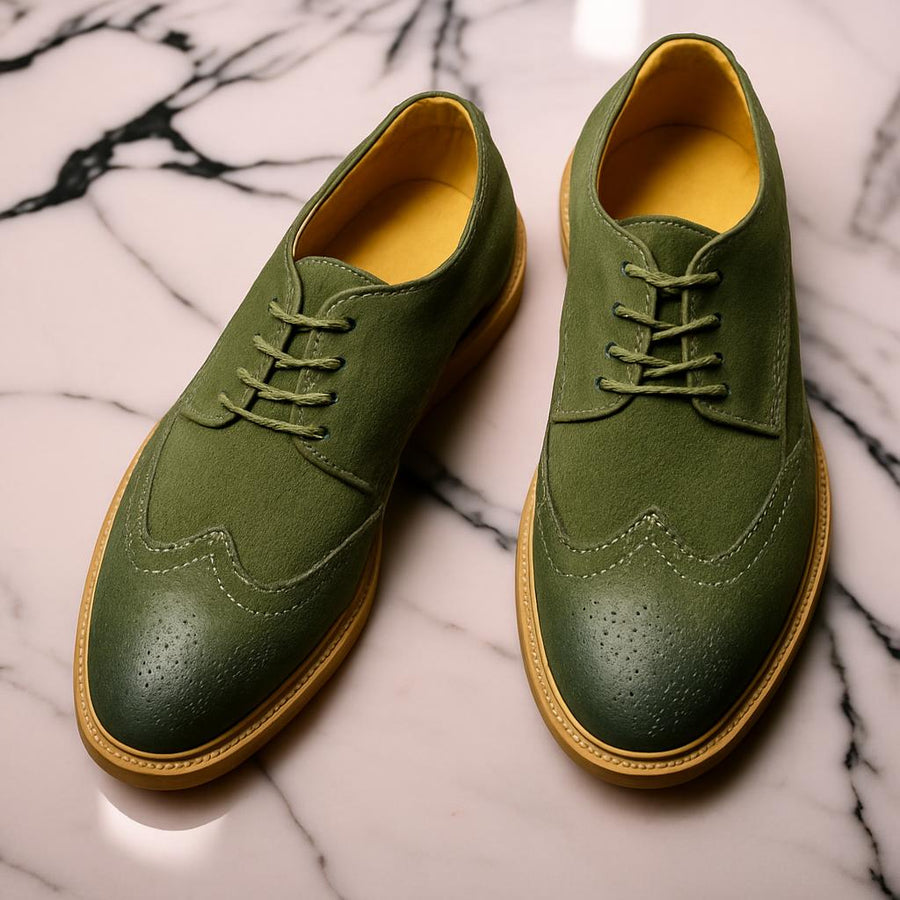 Green Leather - Shoes
