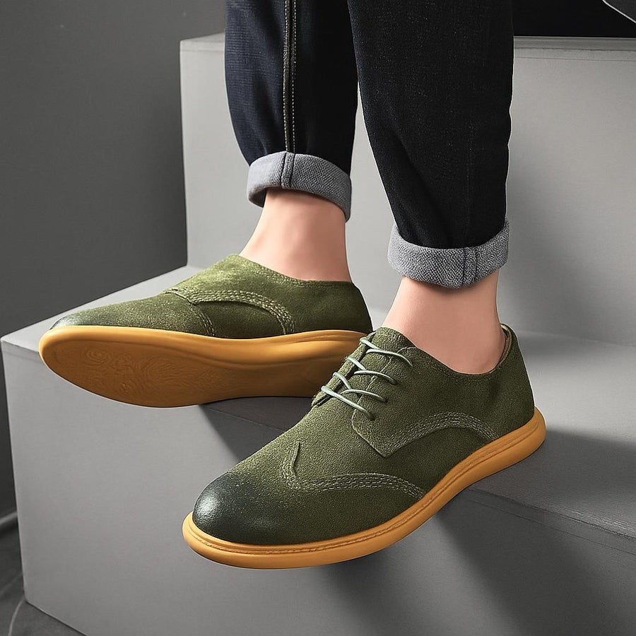 Green Leather - Shoes