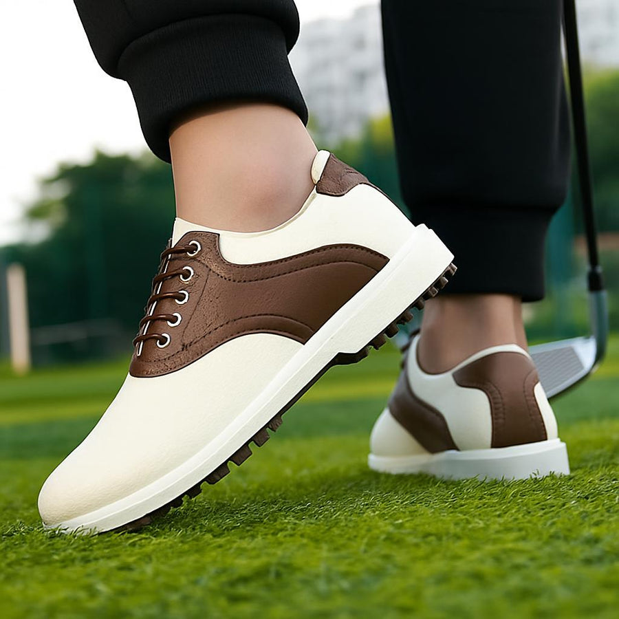 Waterproof Leather Spikeless - Golf Shoes