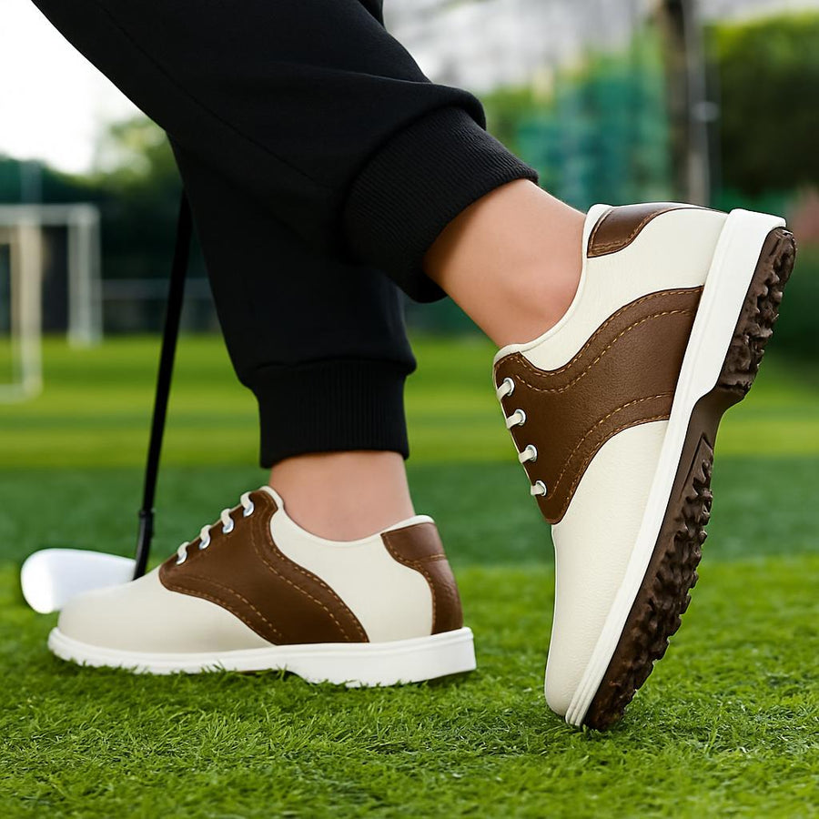 Waterproof Leather Spikeless - Golf Shoes