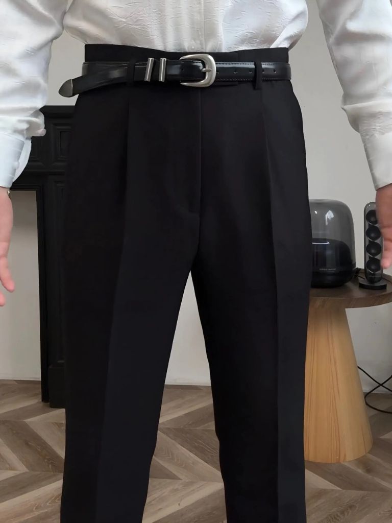 Hollywood Classic Trousers (Belt Included) - CAAYWORLD CAAYWORLD